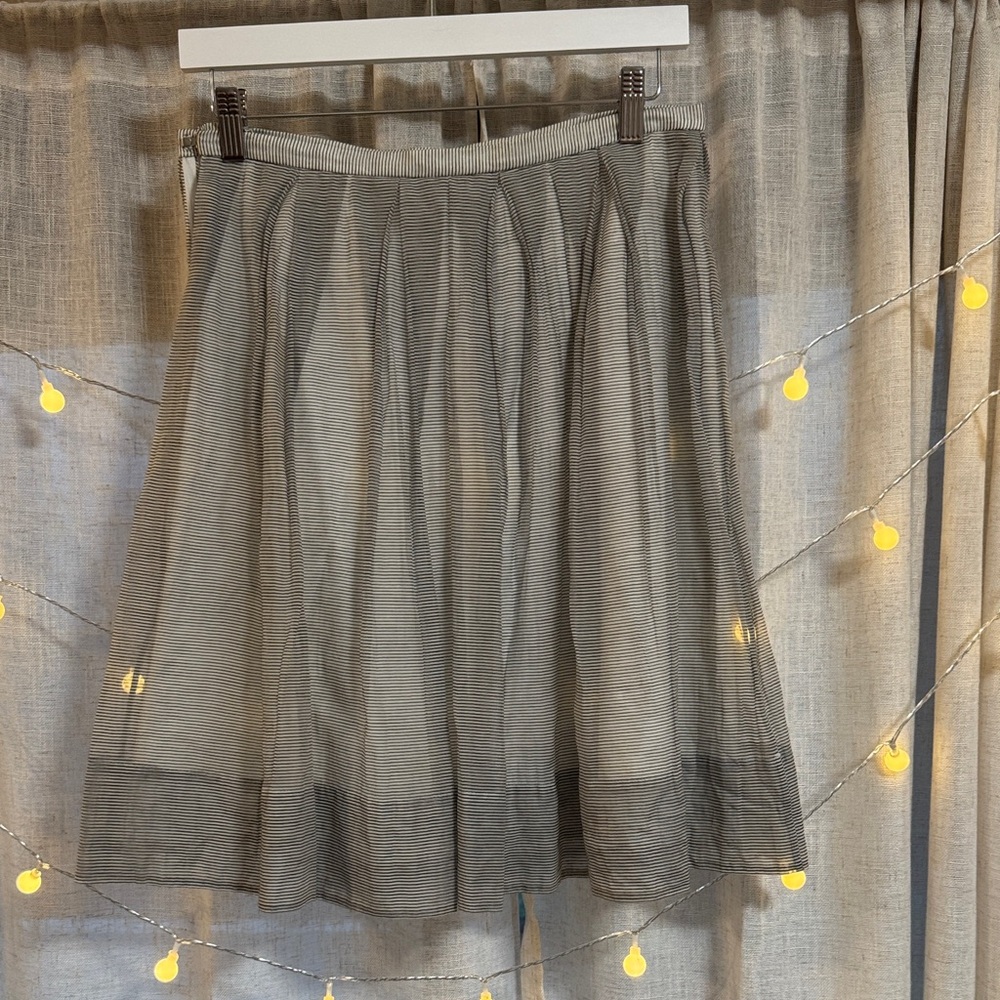 Talbots Gray A-Line Skirt